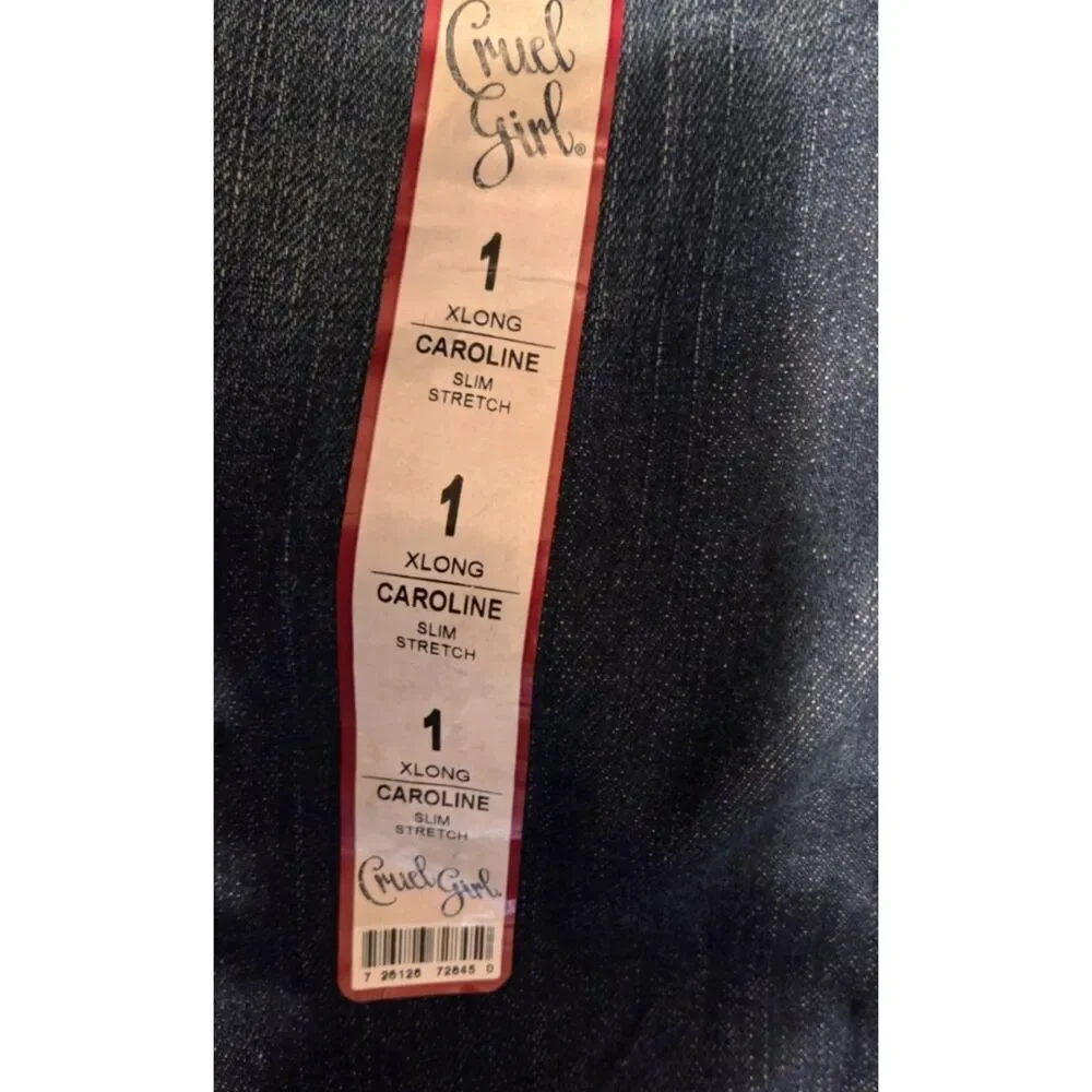 NWT - Cruel Girl Caroline Mid Rise Boot Cut Slim - Size 1XL